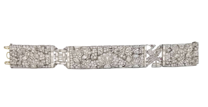 Art Deco Diamond & Platinum Bracelet